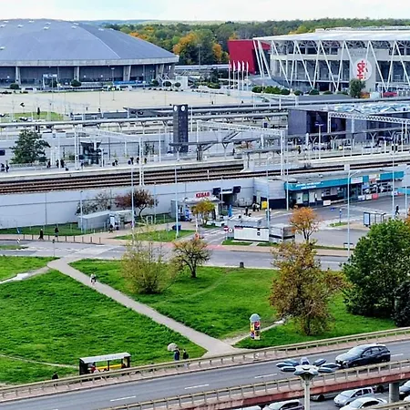 Luxury In 15 Tobaco Park&atlas Arena 公寓 罗兹